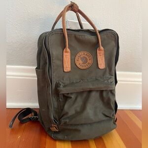 Fjallraven Kanken No. 2 Backpack in Dark Olive